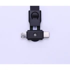 Fashion 2 in 1 lanyard mobilephone charging usb cable 2 for all smart phones,multi lanyard charging cable
