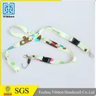Custom design no minimum order polyester lanyards with logo