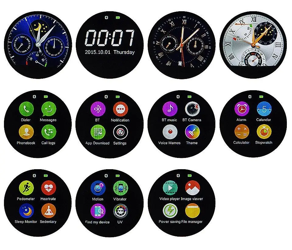 S3 Smart Watch Anti-Lost Alarm Music Sport Bluetooth Smartwatch MTK2502 Support SIM TF Card Hands-free for iOS Android phones