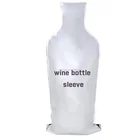 Ziplock bottom leakproof reusable wine bottle protector 3 pack bubble travel protective bag