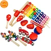 Musical Instruments Rhythm Toys Set for kids Set of 8 Kinds Musical Instruments for Kids For Developing Musical Talents