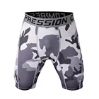 High quality sports fitness mens custom compression shorts