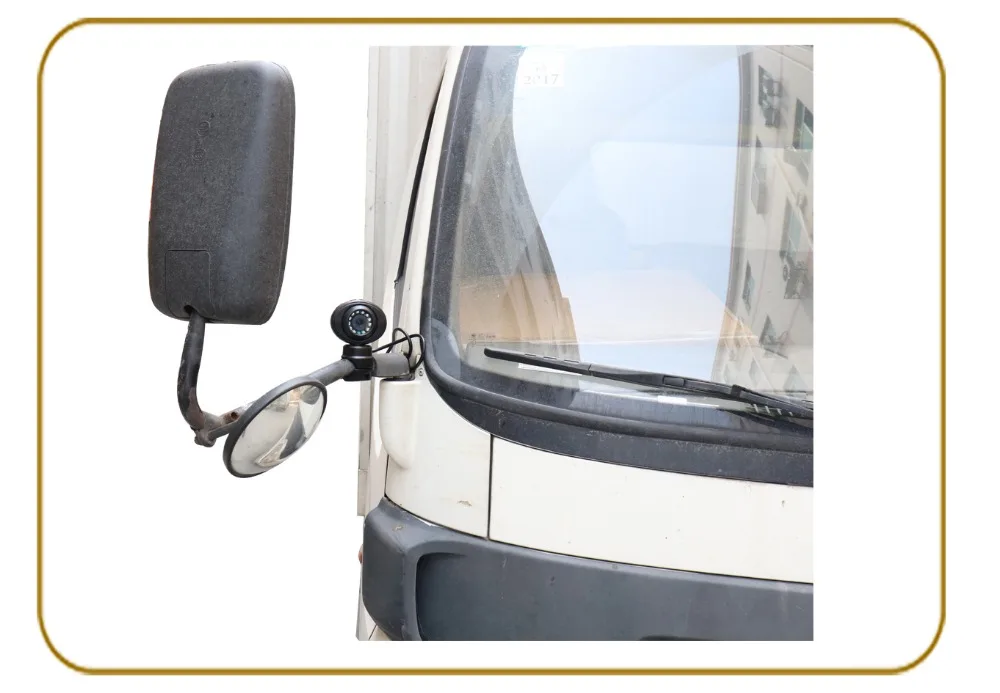 IP68 Waterproof IR Night Vision Truck Wing Mirror Side Camera, Tube