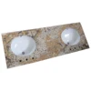Perfect Quartz Stone Crushed Marble Granite Prefab Bathroom Countertop