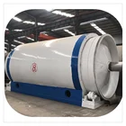 Rotating reactor waste tire to oil example of pyrolysis equipment
