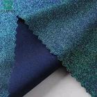 New design shiny dots knitting foil printed nylon polyester spandex fabric for garment swimwear dance costume