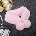 2018 winter wholesale fake fur scarf mink