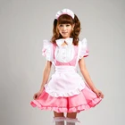 Maid Dress Maid Cosplay 7 Color Short Sleeve Women Adult Cute Lolita Maid Costume Uniform Dress