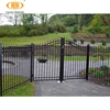 Custom logos modern gates and fences design galvanized welded wire fence panels simple iron gate