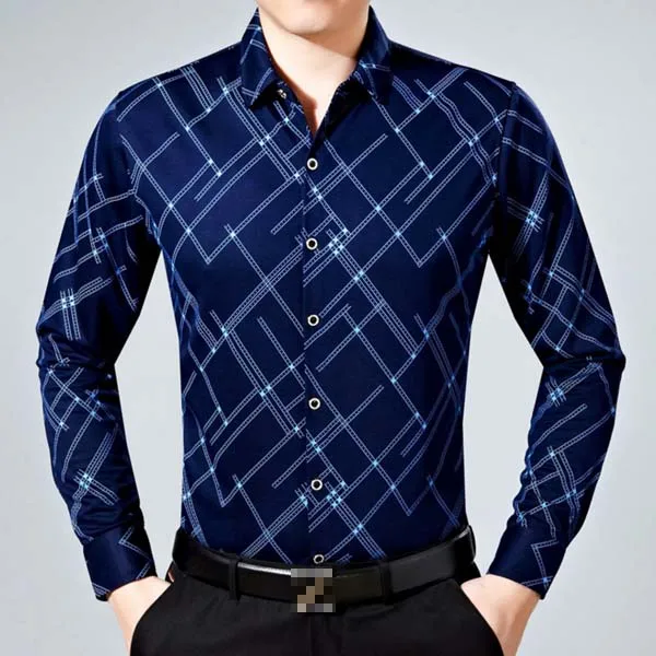 2017 outono camisa de manga longa homens camisas de negócios para os homens mais recentes projetos da camisa de algodão para homens