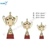 Wholesale Gold Metal Cup Trophy With Red Base