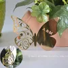 gold Butterfly card wine glass card wedding decoration