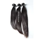 Silky Straight Wave Style and Remy Hair Grade 100 Unprocessed Brazilian Remy Virgin Human Hair Weft
