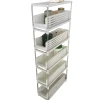 Multipurpose And Versatile 5 Tier Slim Side Rack Shelf with lid
