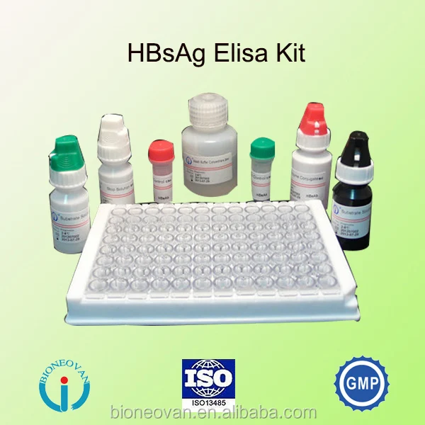 Hbsag kit de test Elisa / l'hépatite B surface antigen hôpital de test
