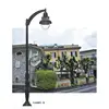 Euro Style Antique Design Steel Light Pole, Galvanized Yard Light Poles