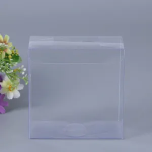 custom packaging printed clear pet transparent plastic box for