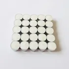 decoration white tealight candles 4 hours fully refined paraffin wax candle