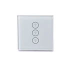 Alexa google assistant compatible UK/EU 1/2/3gang wifi smart switch dimmer touch light switch