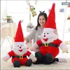 HI CE hot sale new style red color christmas little santa claus stuffed plush toys