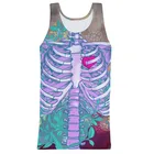 fashion custom sublimation all over print men tank top
