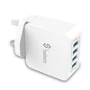 3 in 1 plug android mobile phone portable 4 port usb wall charger