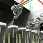 Automatic uv spray coating production line for plastic bottle