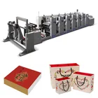 Multifunction high quality flexo paper bag printing press machine