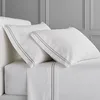 Bulk sale good quality embroidered bed sheets sets bedding set for hotel motel use