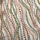 Fonesun-SK185 100% floral digit print silk crepe fabric non woven satin fabric