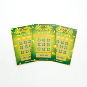 win scratch off lottery ticket with custom design
