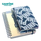 Elastic Band Hide Spiral Hardcover Custom Notebook Calendar