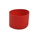 Custom molded caviar box rubber cap red color silicone cover
