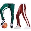 Fashion Style OEM Manufacturers Mens Streetwear Gym Polyester Side Stripe Track Pants