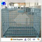 Warehouse storage steel pallet racking wire mesh cage for wholesales
