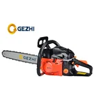 Agriculture Garden Tools 2 Stroke Gasoline Chain Saw Wood Cutting Machine