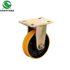 Industrial heavy duty pu cast iron castor /6R caster
