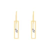 Wholesale real gold plated sterling silver leverback earring findings gold hangings hook chandelier earrings