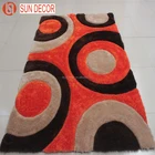 Polyester new design orange shag carpet