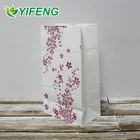 Environment-friendly 2018 custom logo printed white paper bags for food/popcorn
