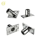 TUV SGS Certified High Quality Customized Investment Casting Stainless Steel Marine Hardware Stanchion Base