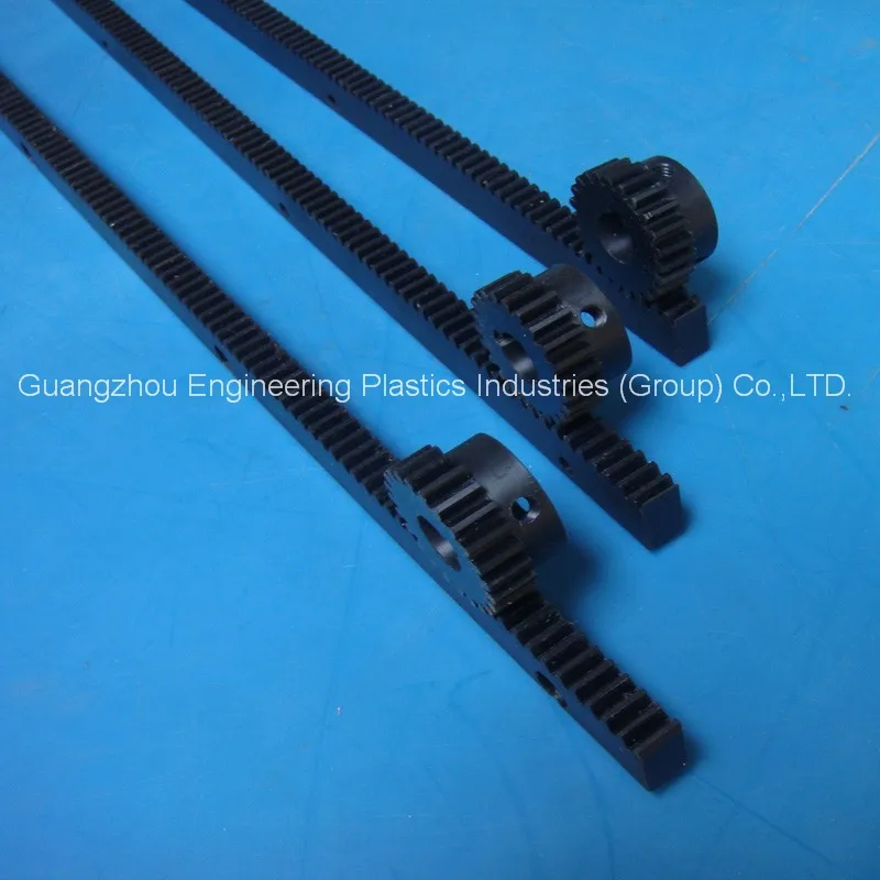 Manufacture Custom Best Quality Black Nylon66 Plastic Gear Rack And