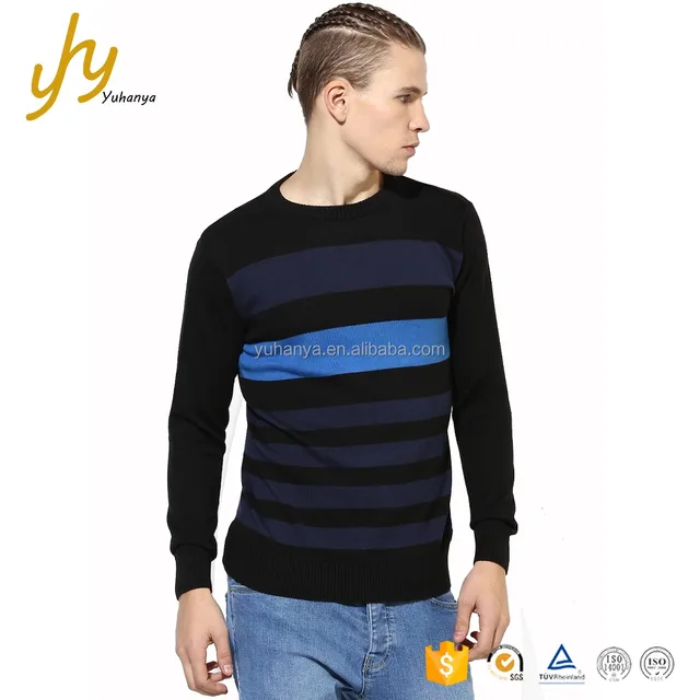 7 gg regular round neck full sleeves featuring stripe pattern