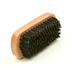 High Quality Boar Hair Bristle Beard Brush, Wholesale Wooden Beard Brush and Comb Set