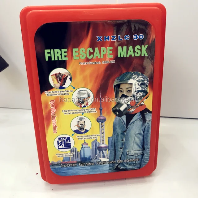 emergency escape full face mask fire escape smoking mask rescue