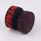 Custom woven Silicone Ribbon Anti-slip jacquard/embroidered elastic band/underwear elastic waistband or boxer