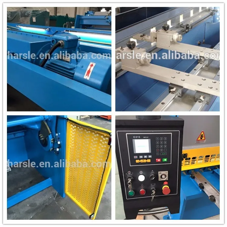 hydraulic guillotine for sheet metal machine, metal sheet cutting machine