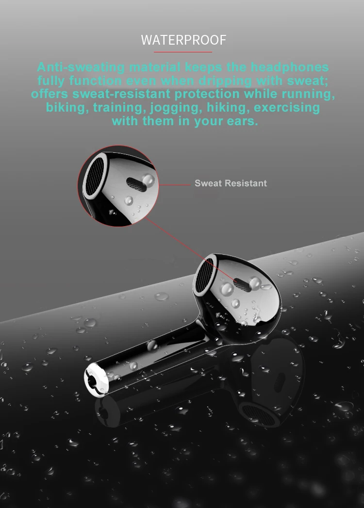 Best Amazon Selling In Ear Mini Size IPX5 Waterproof i7s i9s X10 TWS V5.0 Wireless Earbuds Earphone Headphones - ANKUX.COM