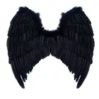 Angel Wings BLACK COLOR Large Feather Angel Wings For Adults
