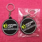 Custom Logo Embossed and Debossed Rubber Soft PVC Keychains
